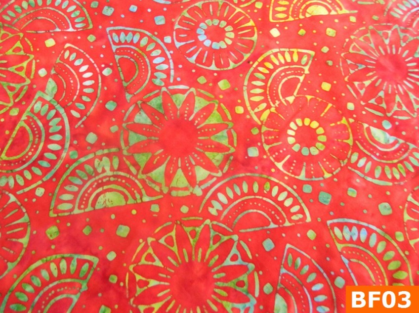 Warm Fleece Lined Winter Bandana WithBatik Fiesta Fabrics