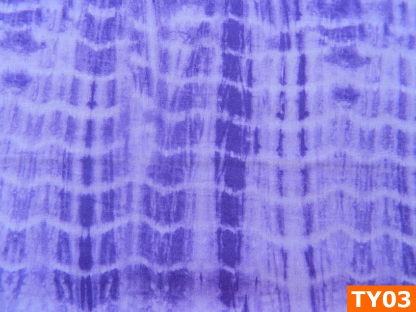 Warm Fleece Lined Winter Bandana With Purple Tie Dye