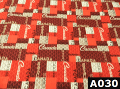 Fiesta Canadian Flags fabric 100% cotton Canadian custom made welding hats for Tradespeople