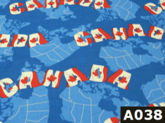 Canadian Flags On Blue fabric 100% cotton Canadian custom made welding hats for Tradespeople