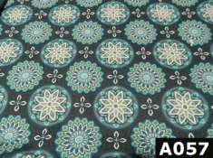 Teal Medallion fabric 100% cotton Canadian custom made welding hats for Tradespeople