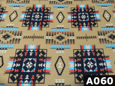 Native Blanket Prints Tan fabric 100% cotton Canadian custom made welding hats for Tradespeople