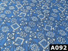 Blue Bandanas Print fabric 100% cotton Canadian custom made welding hats for Tradespeople