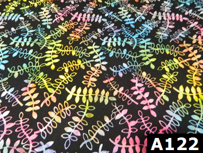 Batik Color Ferns fabric 100% cotton Canadian custom made welding hats for Tradespeople who love colorful designs PPE