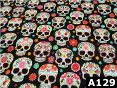 Funky Pink Skulls fabric 100% cotton Canadian custom made welding hats for Tradespeople