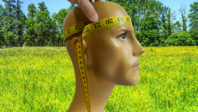 Measure Your Head Circumference Above The Eyebrows And Decide Your Hat Size and Order Your Canada Custom Made Reversible Welding Hats Caps www.KootenayHats.com