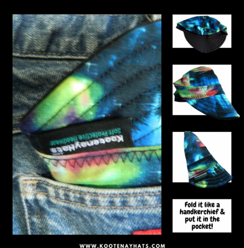 Treat it like your buddy! Fold your beautiful and durable welding hat like a handkerchief. Put it in your pocket and never leave home without it! www.KootenayHats.com