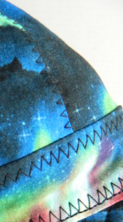 Zigzag stitching enforcement on welding hats with extra strong thread www.KootenayHats.com