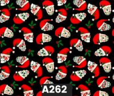 Christmas Skulls 100% Cotton Canadian Custom Made Welding Hats For Tradespeople www.KootenayHats.com