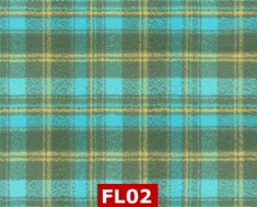 Flannel Kaufman Blue Green Yellow Checks 100% Cotton Canadian Custom Made Welding Hats For Tradespeople www.KootenayHats.com