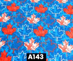 Canadian Flags On Blue 100% Cotton Custom Reversible Hand Made In Canada Welding Hats www.KootenayHats.com