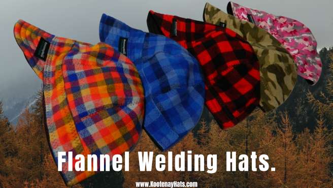 Soft Flannel 100% Cotton Canadian Custom Made Reversible Welding Hats For Tradespeople. Comfortable and help you to stay healthy and productive visit https://kootenayhats.com/flannel-welding-hats/