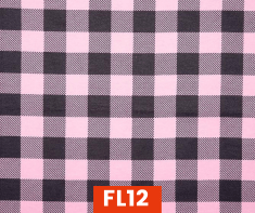 Flannel Buffalo Plaid Pink 1 Inch 100% Cotton Canadian Custom Made Welding Hats For Tradespeople www.KootenayHats.com