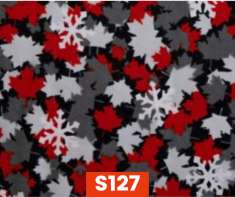 S127 Flannel Snowflakes On Grey Fleece Lined Fall Winter Safety Scarf Bandana To Keep Warm Safe Productive In Cold Environment Custom Made For Tradespeople Families And Friends In Cold Environment Made Perfect Gifts www.kootenayHats.com