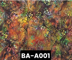 BA-A001 Batik Paisley Woodstock 100% Cotton Canadian Custom Made Welding Hats For Tradespeople www.KootenayHats.com