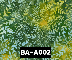 BA-A002 Batik Sprigs Sage 100% Cotton Canadian Custom Made Welding Hats For Tradespeople www.KootenayHats.com