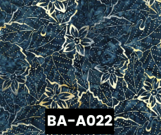 BA-A022 Batik Harbor Moonlit 100% Cotton Canadian Custom Made Welding Hats For Tradespeople www.KootenayHats.com