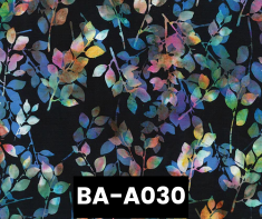 BA-A030 Batik Leaf Spectrum 100% Cotton Canadian Custom Made Welding Hats For Tradespeople www.KootenayHats.com