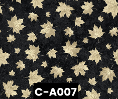 C-A007 Oh Canada Stonehenge Maple Leaves On Black 100% Cotton Canadian Custom Made Welding Hats For Tradespeople www.KootenayHats.com