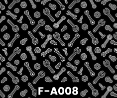 F-A008 Tools On Black Glow In The Dark 100% Cotton Canadian Custom Made Welding Hats For Tradespeople www.KootenayHats.com