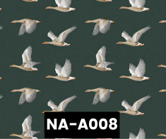 NA-A008 Geese In Forest 100% Cotton Canadian Custom Made Welding Hats For Tradespeople www.KootenayHats.com