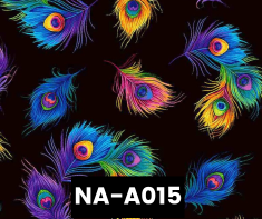 NA-A015 Rainbow Peacock Feathers 100% Cotton Canadian Custom Made Welding Hats For Tradespeople www.KootenayHats.com