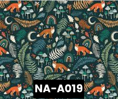 NA-A019 Wild Underbrush 100% Cotton Canadian Custom Made Welding Hats For Tradespeople www.KootenayHats.com