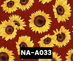 NA-A033 Sunflower On Rust 100% Cotton Canadian Custom Made Welding Hats For Tradespeople www.KootenayHats.com