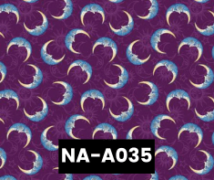 NA-A035 Moons On Purple 100% Cotton Canadian Custom Made Welding Hats For Tradespeople www.KootenayHats.com