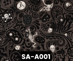 SA-A001 Midnight Muertos Smoke 100% Cotton Canadian Custom Made Welding Hats For Tradespeople www.KootenayHats.com