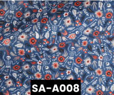 SA-A008 Skeleton Blue 100% Cotton Canadian Custom Made Welding Hats For Tradespeople www.KootenayHats.com