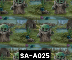 SA-A025 The Child Multi Yoda 100% Cotton Canadian Custom Made Welding Hats For Tradespeople www.KootenayHats.com